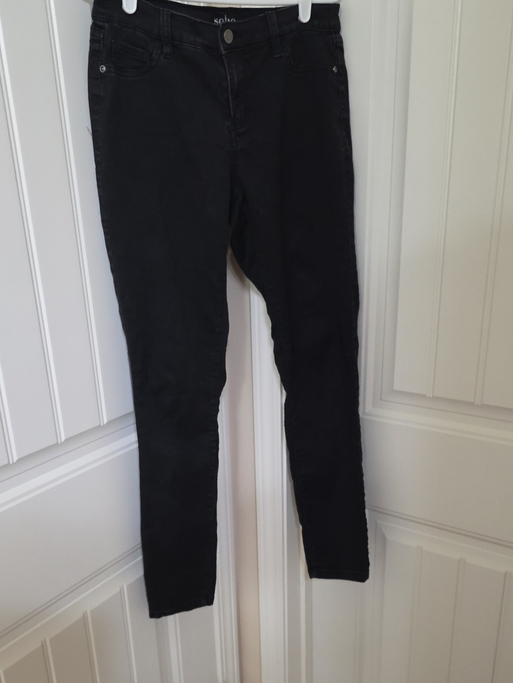 Soho Black Slim High-Rise Jeans